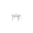 Afbeelding van White Label Living Coffee Table Fabio Black
