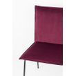 Afbeelding van White Label Living Chair Floke Velvet Wine