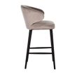 Afbeelding van Richmond Interiors Barstoel Indigo Khaki velvet (Quartz Khaki 903)