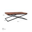 Afbeelding van Richmond Interiors Salontafel Industrial Kensington 130x80