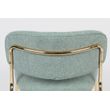 Afbeelding van White Label Living Lounge Chair Jolien Gold/Light Green