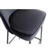 Afbeelding van BePureHome Vogue Barstoel Fluweel Inkt - 80 CM