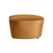 Afbeelding van BePureHome Macaroni Bankje Fluweel Mosterd - 110 CM
