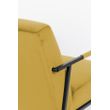 Afbeelding van White Label Living Lounge Chair Wakasan Yellow
