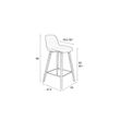 Afbeelding van Zuiver Albert Kuip Counter Stoel Black