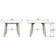 Afbeelding van Woood Exclusive Lange Jan Eettafel Rond