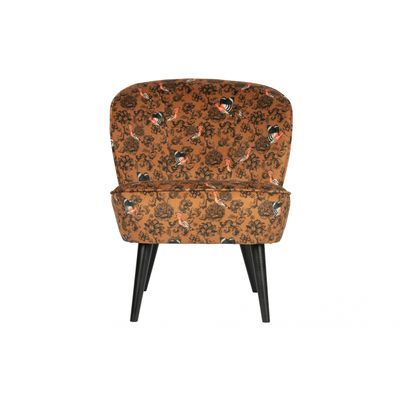 Woood Sara Fauteuil Fluweel Fenix Print Woood Sara Fauteuil Fluweel Fenix Print