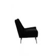 Afbeelding van Dutchbone Glodis Lounge Chair Zwart