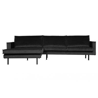 BePureHome Rodeo Chaise Longue Links Antraciet BePureHome Rodeo Chaise Longue Links Antraciet
