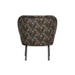 Afbeelding van BePureHome Vogue Fauteuil Fluweel Aquarel Flower Zwart