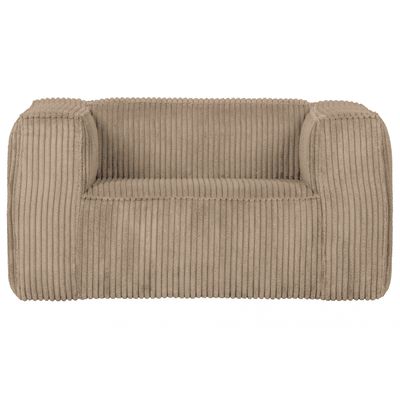 Woood Bean Fauteuil Grove Ribstof Travertin Woood Bean Fauteuil Grove Ribstof Travertin