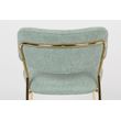 Afbeelding van White Label Living Chair Jolien Gold/Light Green