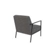 Afbeelding van White Label Living Lounge Chair Wakasan Dark Grey