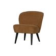 Afbeelding van Woood Sara Fauteuil Ribstof Honing Geel