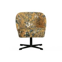 BePureHome Vogue Draaifauteuil Poppy Mosterd