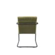 Afbeelding van Dutchbone Stitched armstoel velvet Groen