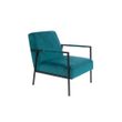 Afbeelding van White Label Living Lounge Chair Wakasan Teal