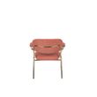 Afbeelding van White Label Living Lounge Chair Jolien Arm Gold/Pink