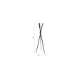 Afbeelding van White Label Living Coat Rack Darwin Black