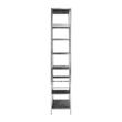 Afbeelding van Richmond Interiors Wandkast Blackbone silver 7-planken (Zilver)