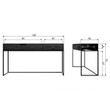 Afbeelding van Woood Exclusive Silas Sidetable Zwart
