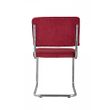 Afbeelding van Zuiver Ridge Stoel Brushed Rib Rood