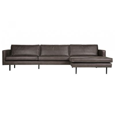 BePureHome Rodeo Chaise Longue Rechts Zwart BePureHome Rodeo Chaise Longue Rechts Zwart