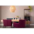 Afbeelding van White Label Living Chair Floke Velvet Wine
