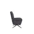 Afbeelding van Zuiver Dusk Lounge Chair Dark Grey