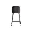 Afbeelding van BePureHome Vogue Barstoel Fluweel Inkt - 65 CM