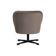 Afbeelding van BePureHome Vogue Draaifauteuil Fluweel Nougat