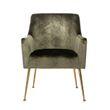 Afbeelding van Richmond Interiors Stoel Harper Green Feather (Feather Velvet Green HD002)