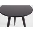 Afbeelding van White Label Living Side Table Daven Black Set Of 2