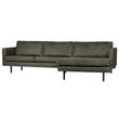 Afbeelding van BePureHome Rodeo Chaise Longue Rechts Army