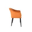 Afbeelding van White Label Living Armchair Catelyn Orange