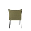 Afbeelding van White Label Living Armchair Dion Velvet Olive