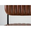 Afbeelding van White Label Living Chair Jake Worn Brown