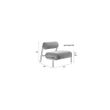 Afbeelding van Zuiver Lekima Lounge Chair Donkergrijs