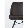 Afbeelding van Zuiver Brent Air Stoel Chocolate Black