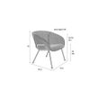 Afbeelding van Zuiver Feston Lounge Chair Bruin