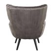 Afbeelding van Richmond Interiors Fauteuil Emily Stone velvet (Quartz Stone 101)