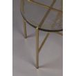 Afbeelding van Dutchbone Vidrio Side Table Brass