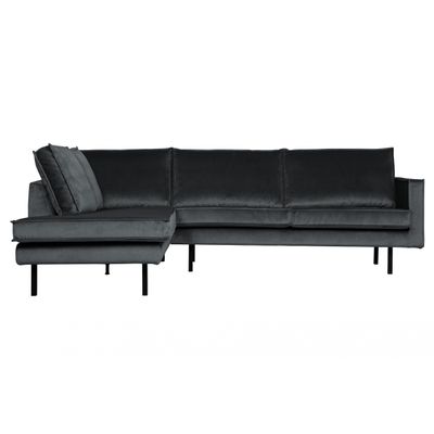 BePureHome Rodeo Hoekbank Links Donkergrijs BePureHome Rodeo Hoekbank Links Donkergrijs