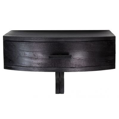 BePureHome Boudoir Wandkast Hout Zwart BePureHome Boudoir Wandkast Hout Zwart