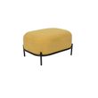 Afbeelding van White Label Living Hocker Polly Yellow