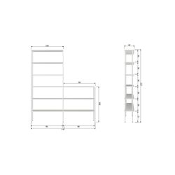 VT Wonen Set V 3 - Rack Shelves Grenen Wit [fsc]