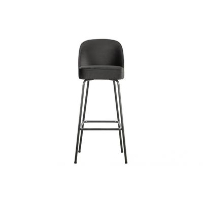 BePureHome Vogue Barstoel Fluweel Inkt - 80 CM BePureHome Vogue Barstoel Fluweel Inkt - 80 CM