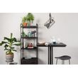 Afbeelding van White Label Living Counter Table Maze Square Black