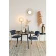 Afbeelding van White Label Living Table Fabio 120' Black