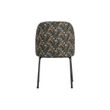 Afbeelding van BePureHome Vogue Eetkamerstoel Fluweel Aquarel Flower Zwart